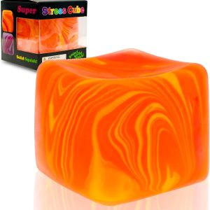 eeDoh Nice Cube  C Solid Squish  C Yellow & Orange