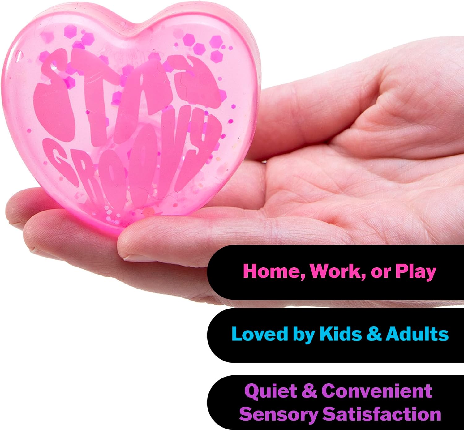 Schylling Needoh Good Vibes Only - Sensory Squeeze Toy - Colors May Vary (1 Per Pack) : Toys & Games - Image 5